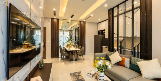 Dự án căn hộ cao cấp A&T Sky Garden với "3 mặt hướng thủy".