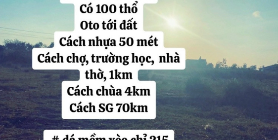 Chỉ 215tr sở hữu ngay đất vườn oto tại Tân Phú Đông