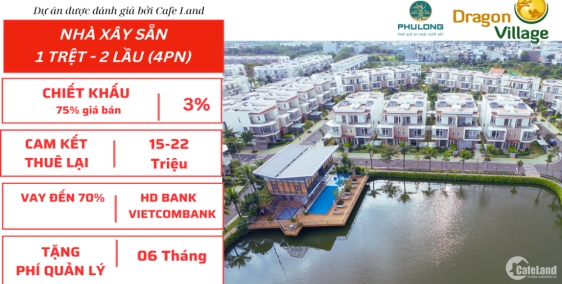 NHÀ PHỐ-SHOPHOUSE 4PN| DRAGON VILLAGE QUẬN 9, ĐÃ XÂY, SỔ HỒNG