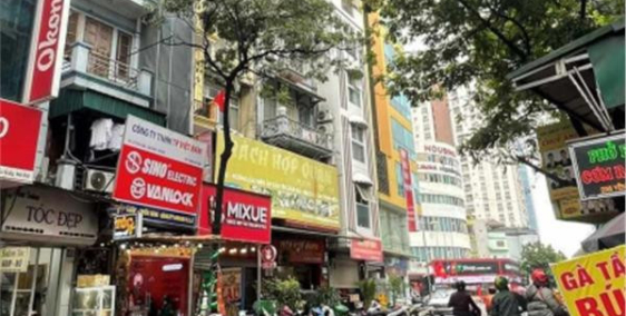 Bán nhà mặt phố ôtô vỉa hè Yên Hoà Cầu Giấy 55m2 6tầng thang máy mặt tiền 7m