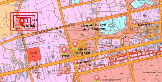 640 TRIỆU CÓ ĐẤT 2 MẶT TIỀN TP ĐỒNG XOÀI-SỔ HỒNG RIÊNG