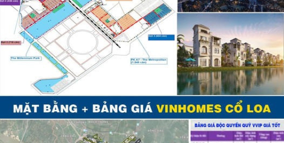 BÁN CĂN NGOẠI GIAO ĐỘC QUYỀN tại Vinhomes Cổ Loa Đông Anh Hà Nội.
