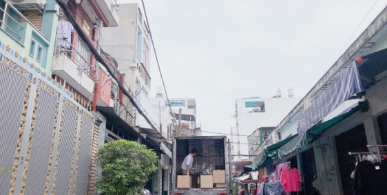 HẺM XE TẢI THÔNG, KHUÔNG VIỆT, GIÁP QUẬN 11, 3 TẦNG, 84m2, GIÁ 9.7 TỶ TL