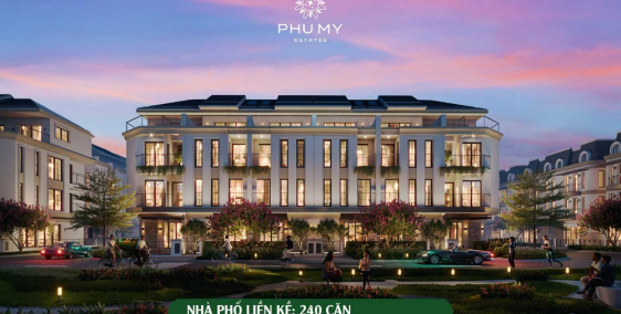 Nhà phố Phú Mỹ Estates VinaLiving sở hữu giá từ 4.2 tỷ - 3,5 tầng, sổ đỏ lâu dài