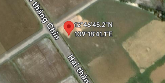 Bán lô đất đường 2/9 tại khu kinh tế bắc vân phong