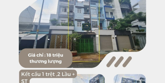 Cho thuê nhà mặt tiền Trần Thủ Độ 80m2, 2Lầu+ST, 18Triệu