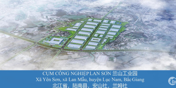 Chuyển nhượng đất cụm CN Lan Sơn, Lục Nam, Bắc Giang
