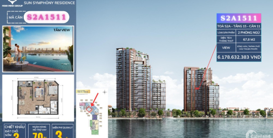 Chính thức mở bán căn hộ cao cấp chạm tay vào mặt sông Hàn Đà Nẵng -Sun Symphony