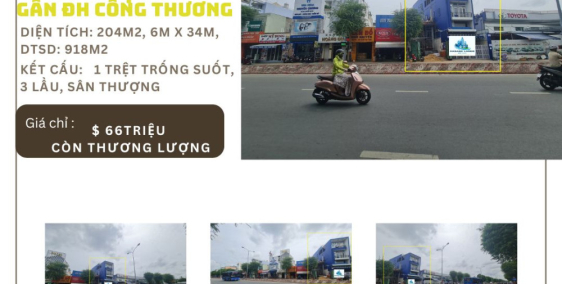 HIẾM - Cho thuê nhà mặt tiền Lê Trọng Tấn 204m2, 3Lầu+ST - NGANG 6M