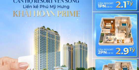 CĂN HỘ KHAI HOAN PRIME, GIÁ 2.1 TỶ, VAY 0 GỐC-LÃI 30 THÁNG, CHIẾT KHẤU ĐẾN 12%
