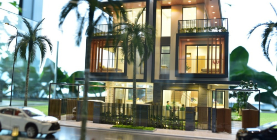 bán nhà phố 1 trệt 2 lầu khu sinh thái La Home bến lức long an giá 2 tỷ