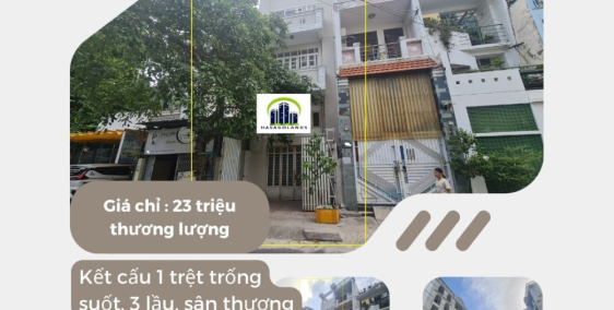 GẤP- Cho thuê nhà  Mặt Tiền NB Tân Quý 81m2, 3Lầu+ST, 23 Triệu-GẦN AEON