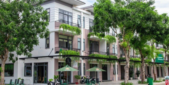 diện tích 115, 1 trệt 2 lầu, không gian xanh, xây dựng theo phong cách Nhật Bản