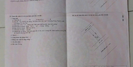 Bán Cặp Nền Đường Phan Trọng Tuệ Kdc Diệu Hiền, P.Phú Thứ, Q.Cái Răng, Tp Cần Th