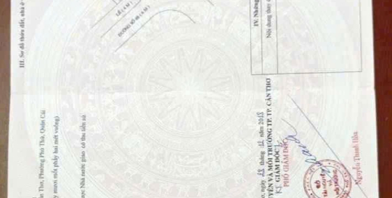 Bán Nền góc 2 mặt tiền KDC 586 , phường Phú Thứ , quận Cái Răng