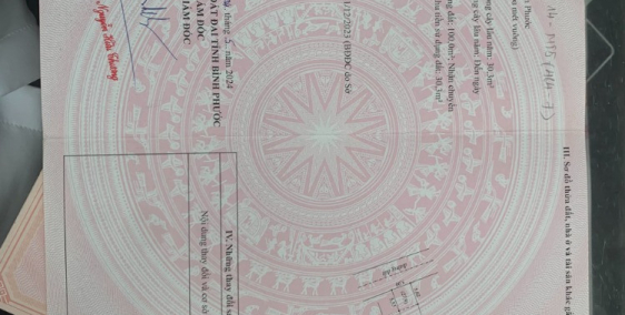 Chủ bán gấp bán lỗ 260tr miếng đất full thổ, SH riêng, mặt tiền cổng khu CN