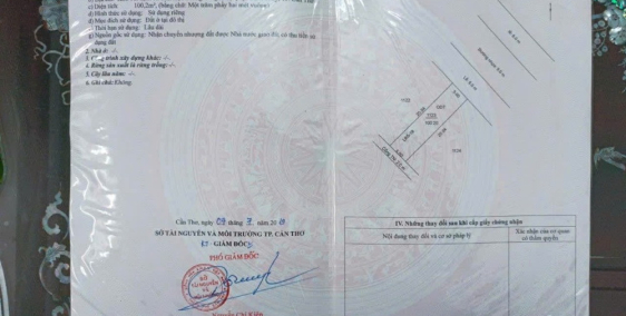 Bán nền MT đường F7 KDC Bình Nhựt . Lộ ô tô 21m . Giá rẽ