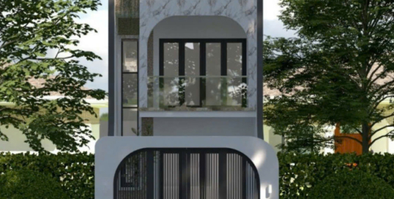 Bán nhà mặt tiền đường chính 2 lầu 1 trệt tại Khu Lavender Thạnh Phú,Vĩnh Cửu