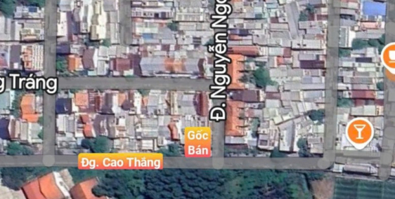 Bán nền góc 2 MT lộ ô đường Cao Thắng . Giá chỉ 7,5 tỷ