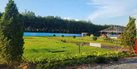 Đất TP Bến Cát diện tích gần 400m2, liền kề KCN, mặt tiền QH nhựa 22m, sổ sẵn