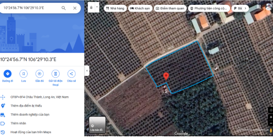 [BÁN ĐẤT NÔNG NGHIỆP TẠI AN LỤC LONG, CHÂU THÀNH, LONG AN - DIỆN TÍCH 2080M²]