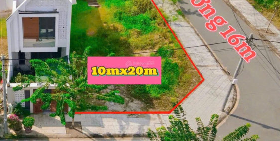 Tôi chính chủ bán lô góc 2 mặt tiền 200m2 (10 x 20) giá 1,1 tỷ tại Hưng Long