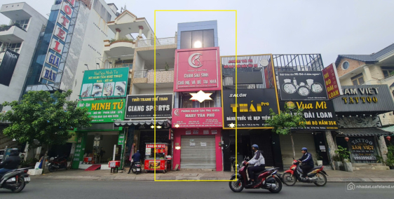 SỐC-Cho thuê nhà Mặt Tiền Tân Sơn Nhì 56m2, 3Lầu - 22Triệu