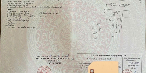 Bán Nhà Mặt Tiền Đường Huỳnh Thúc Kháng, P.An Nghiệp, Q.Ninh kiều, Tp Cần Thơ.