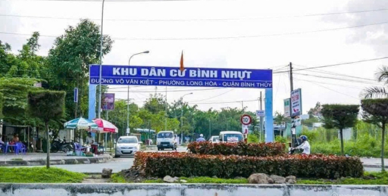 BÁN NỀN ĐƯỜNG F7 KHU DÂN CƯ BÌNH NHỰT BÌNH THỦY CẦN THƠ