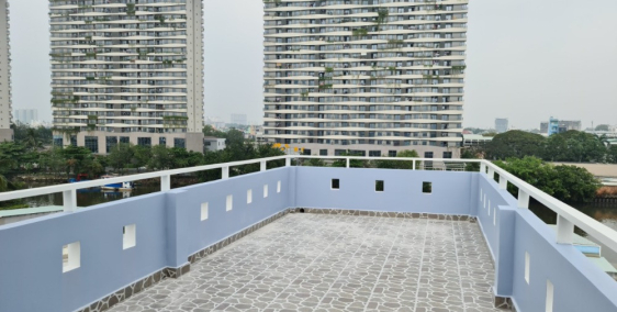 Cho thuê nhà mặt tiền nguyên căn 1trệt,1Lững ,2 lầu  Phạm Thế Hiển Q 8