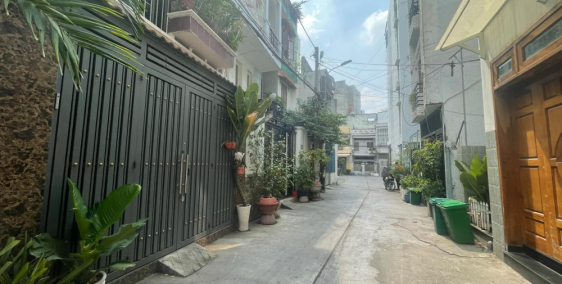 Bán nhà CN 59.3m2 Hẻm xe hơi thông 6m, Tân Hải, P. 13, Tân Bình