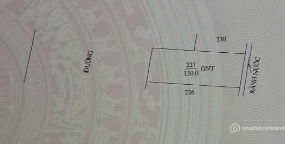 Đón sóng đầu tư 2025, chính chủ bán gấp đất thổ cư 150m2 Yên Mỹ, Ý Yên, Nam Định