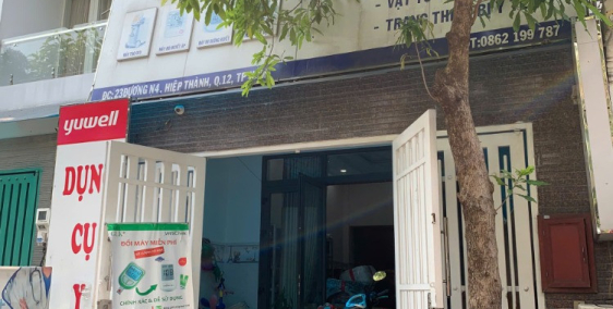 cho thuê nhà mặt tiền đường nguyên căn 1 trệt 3 lầu