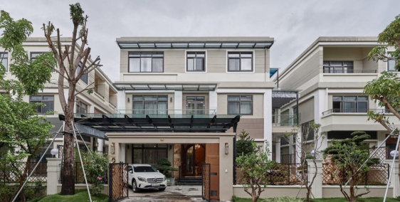 Drei Biệt thự đơn lập bán đảo Linh Đàm, gần hồ, dt 254m2, giá chỉ 6x tỷ