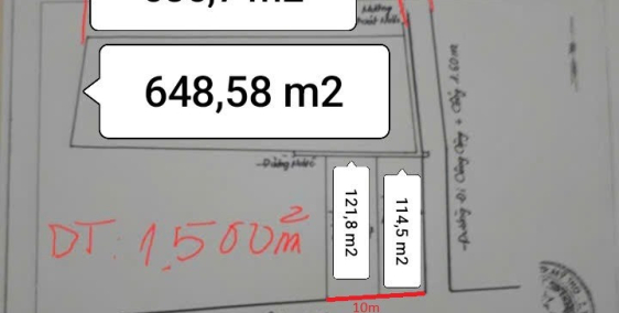 Bán đất tại đường Hồ Văn Nhánh, Kp4, P10, Tp. Mỹ Tho, Tiền Giang