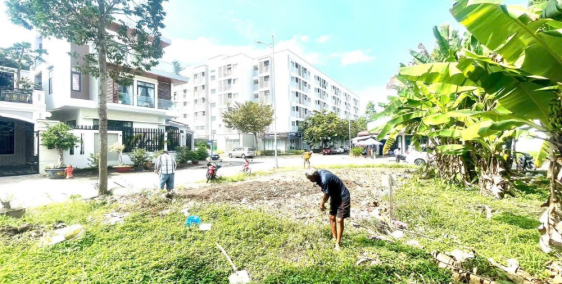 Bán nền góc 2 mặt tiền khu dân cư nam long, đường số 4 & 2 . Full thổ