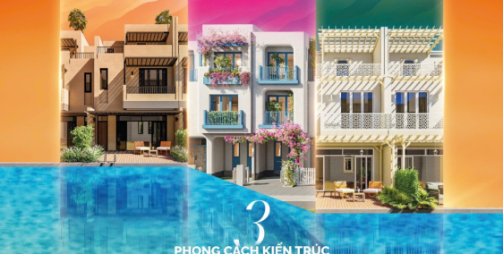 Nhà phố ven biển "Sông Town" - CK 26% - giá 7 tỷ full VAT - Sở hữu lâu dài