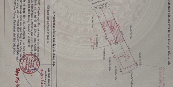 Bán đất Lê Hồng Phong, Phú Thọ, Bình Dương (gần ngã tư Địa chất)