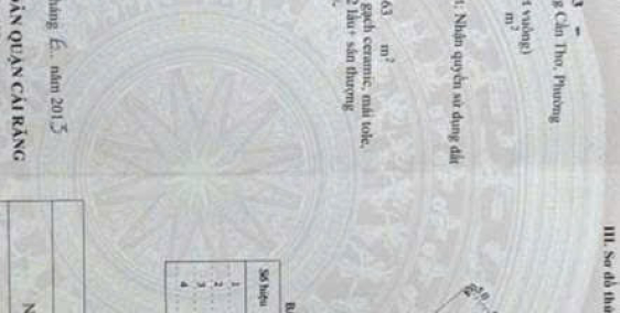 Bán mặt tiền đường Trần Văn Trà, KDC Hưng Phú 1, p. Hưng Phú