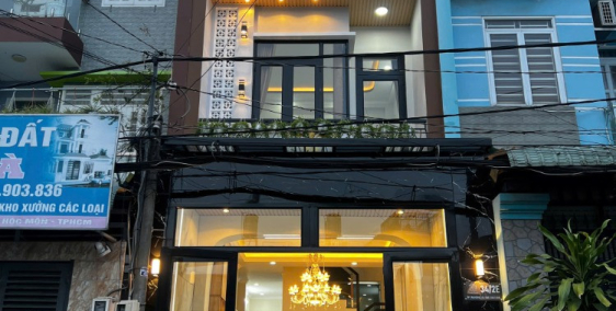 BÁN NHÀ 1 TRỆT 2 LẦU SHR MẶT TIỀN KINH DOANH THỚI TAM THÔN , HÓC MÔN