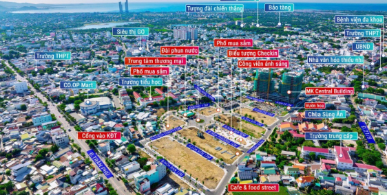 MK CENTRAL CITY - Quỹ đất hiếm CUỐI CÙNG Tại Trung Tâm TP. Phan Rang phía nam Kh