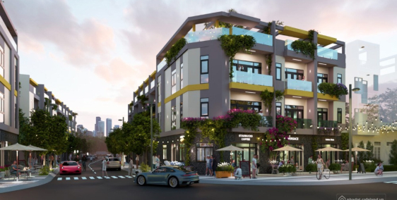 Nhà phố MT Đ. Bình Thung gần làng đại học Quốc Gia và BigC Go Dĩ An