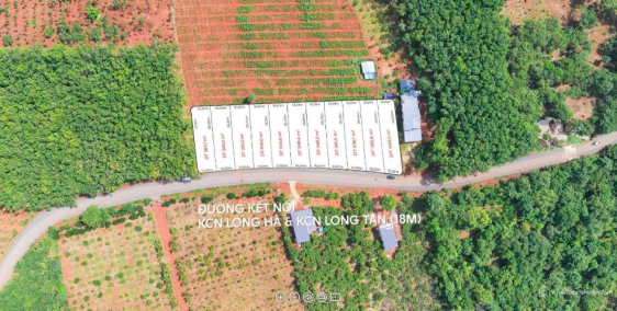 Đất mặt tiền 18m Long Hà - Bình Phước