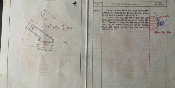bán nhà 3 tầng hoang dieu lê hồng phong