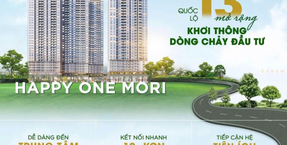 CĐT Vạn Xuân Group vừa cho ra mắt dự án Happy one mori giá 36.8 triệu/m2