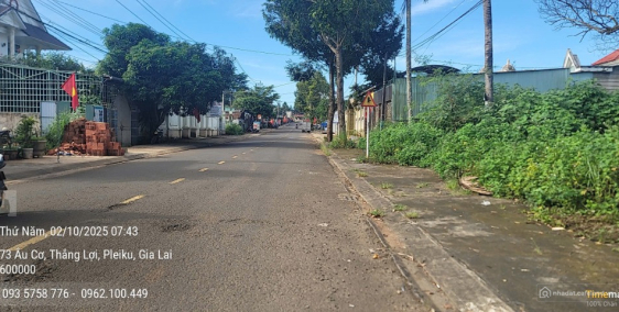 ĐẤT THỔ CƯ MẶT TIỀN ÂU CƠ 5*25 LIỀN KỀ CHỢ