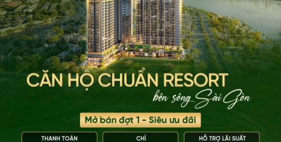 Căn hộ cao cấp view sông  A&T Sài Gòn Riveside