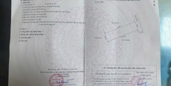 SIÊU PHẨM ĐẤT ĐẸP TUYẾN 2 ĐƯỜNG 403 – MINH ĐỨC, ĐỒ SƠN – CHỈ 1,1X TỶ – ZALO