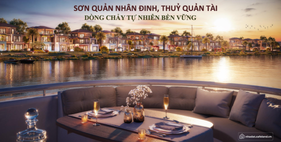 Dinh thự ven Sông The Pearl - Waterpoint 256m2.