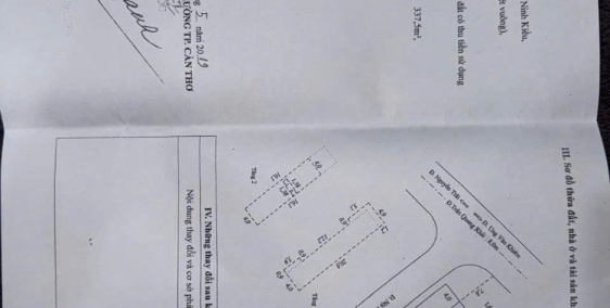 BÁN NHÀ GÓC 3 MẶT TIỀN ĐƯỜNG TRẦN QUANG KHẢI ,TRUNG TÂM NINH KIỀU